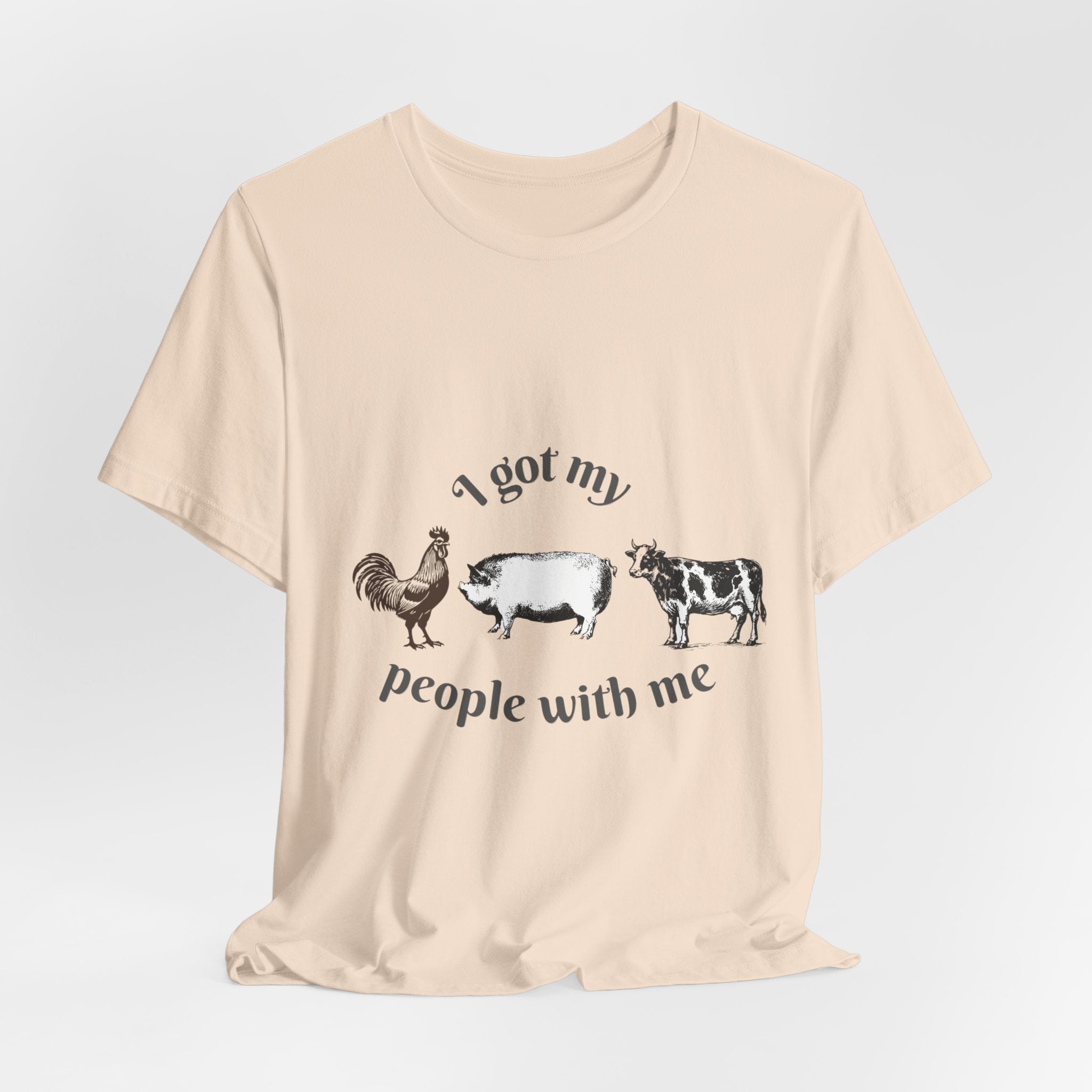 I Got My People With Me Farm Animals Tee