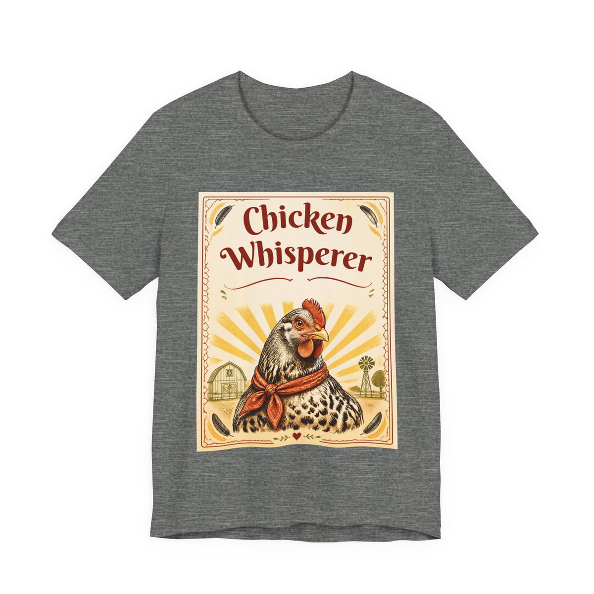 Chicken Whisperer T‑Shirt – Vintage Farmhouse Hen Graphic Tee