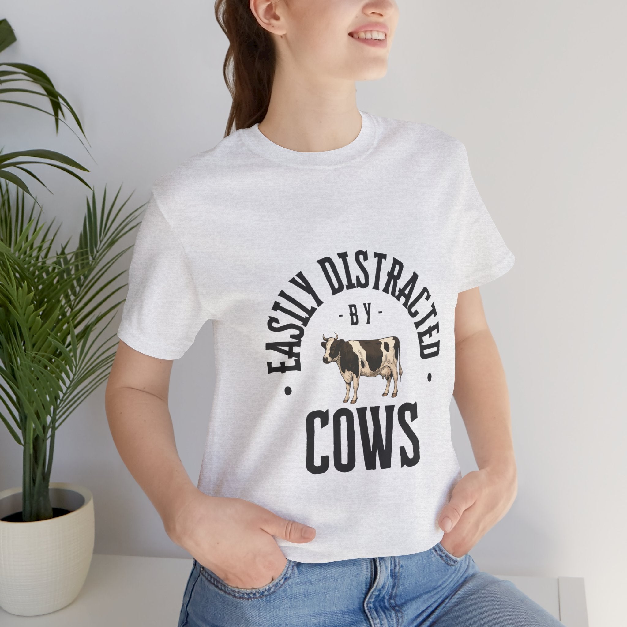 Easily Distracted by Cows T-Shirt