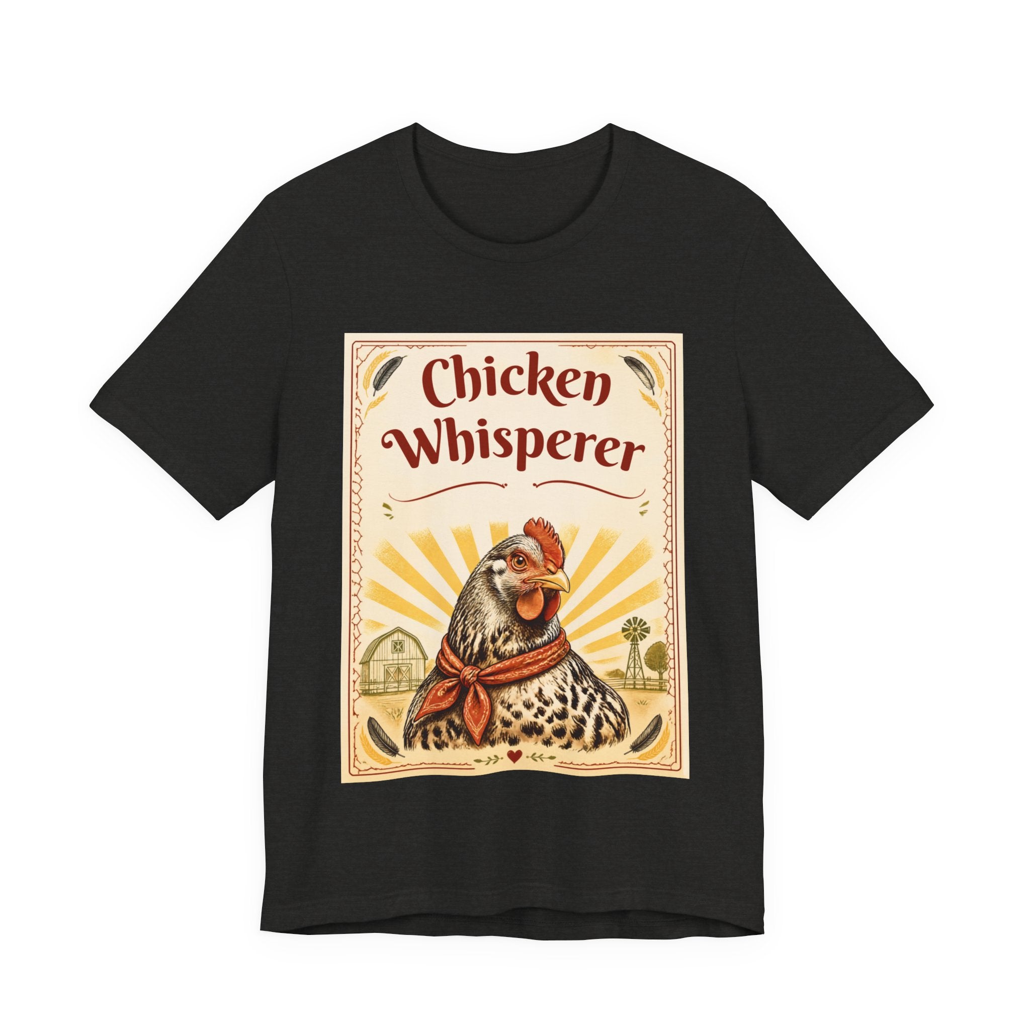 Chicken Whisperer T‑Shirt – Vintage Farmhouse Hen Graphic Tee