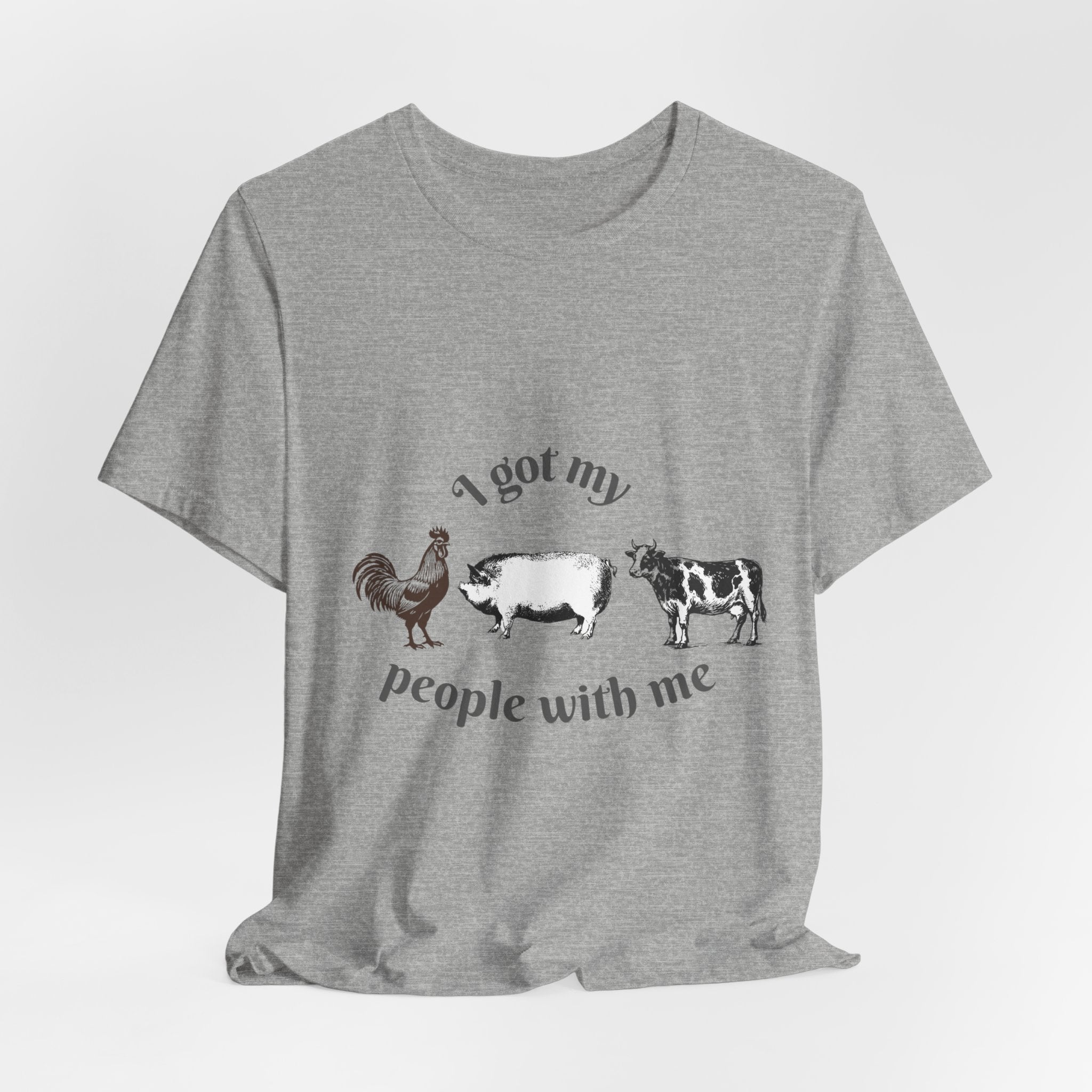 I Got My People With Me Farm Animals Tee