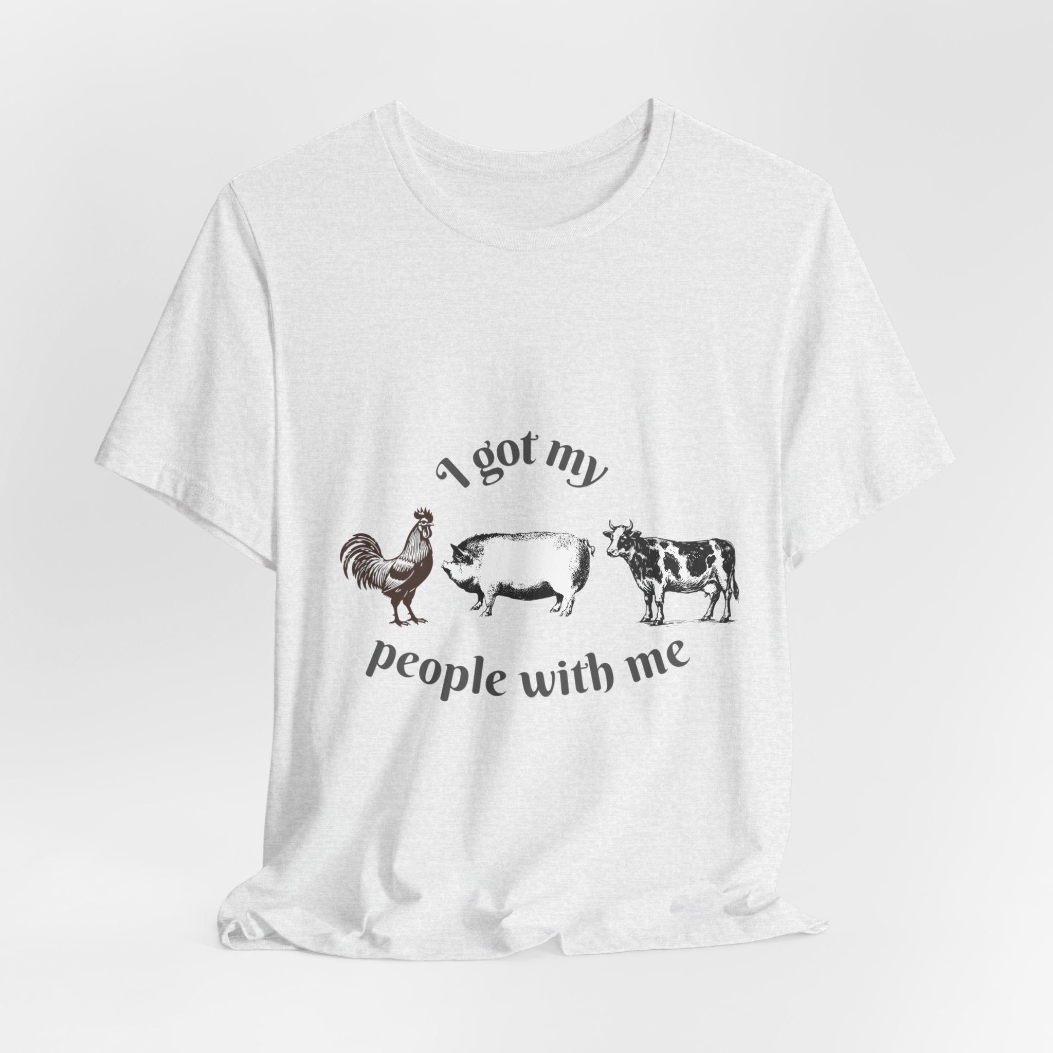 I Got My People With Me Farm Animals Tee