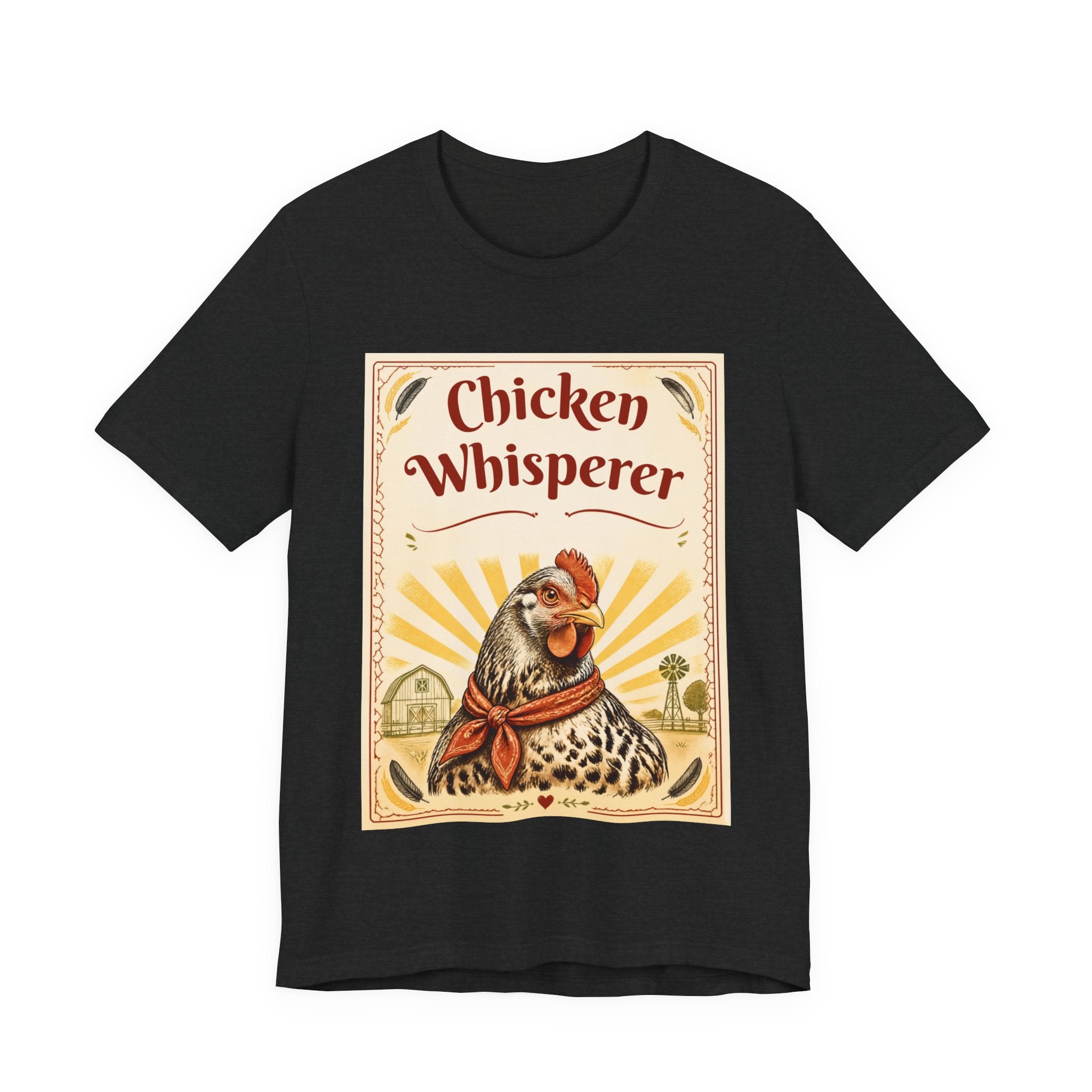 Chicken Whisperer T‑Shirt – Vintage Farmhouse Hen Graphic Tee